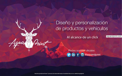banco Aqua & Print Colombia