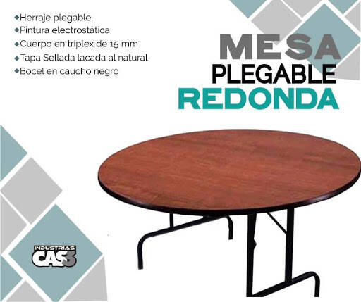 banco Sillas Tiffany - Mesas Plegables - Industrias Cas3